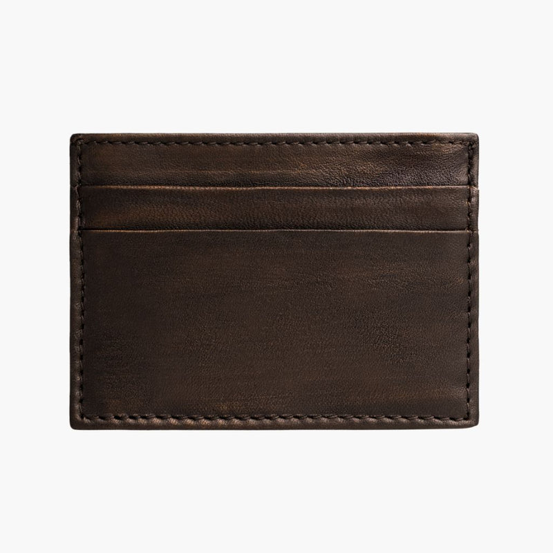 Leather Card Holder | Black Coffee