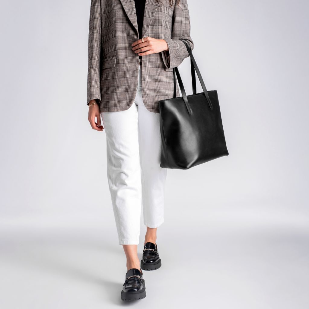 Everyday Tote | Black (L) (Zipper)