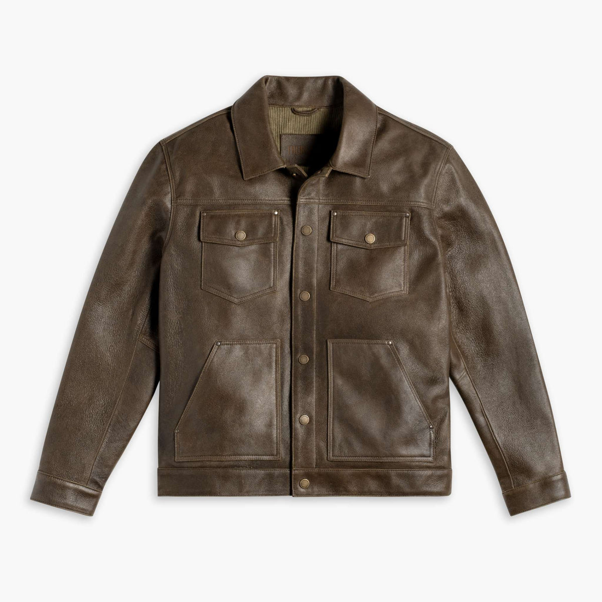 Roughout Cruiser Jacket | Dark Olive