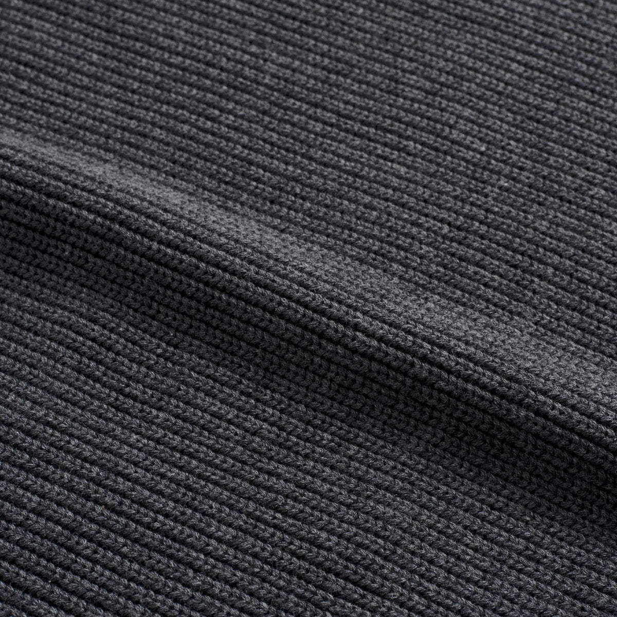 Ribbed Crewneck Sweater | Charcoal